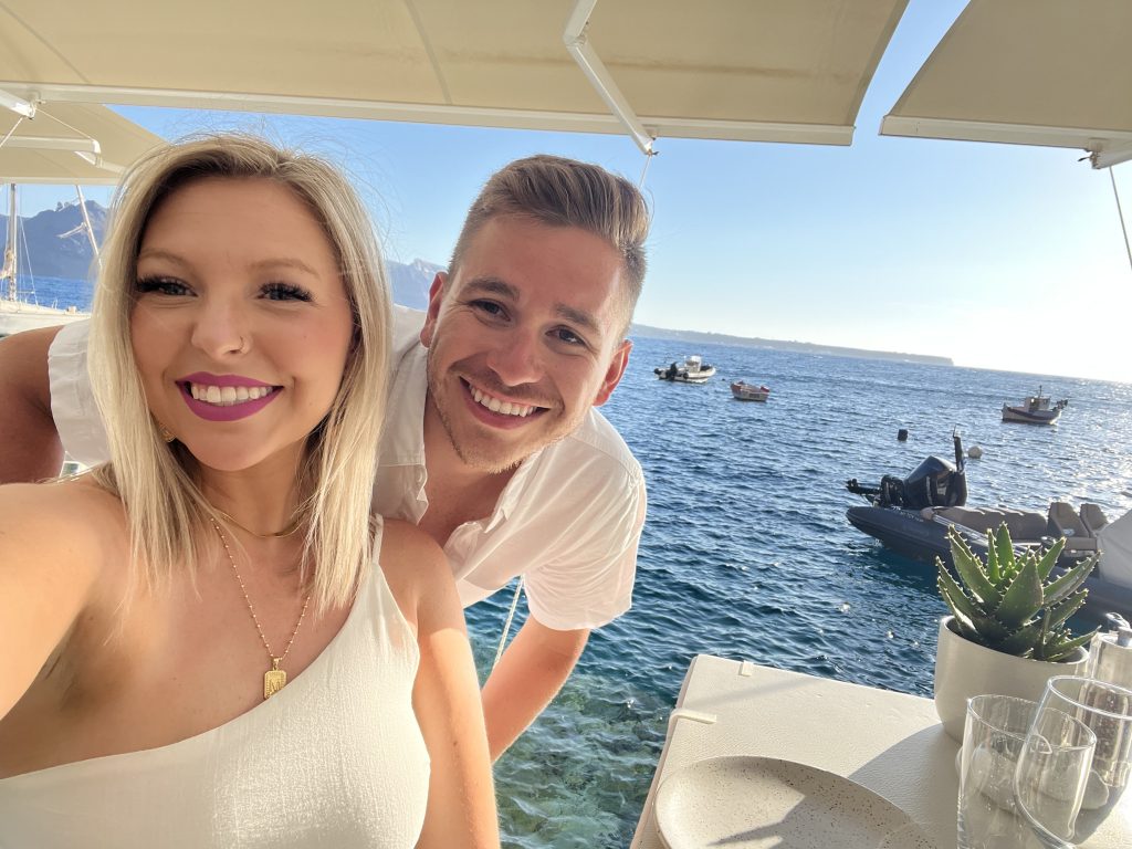 josh sara greece trip 2022