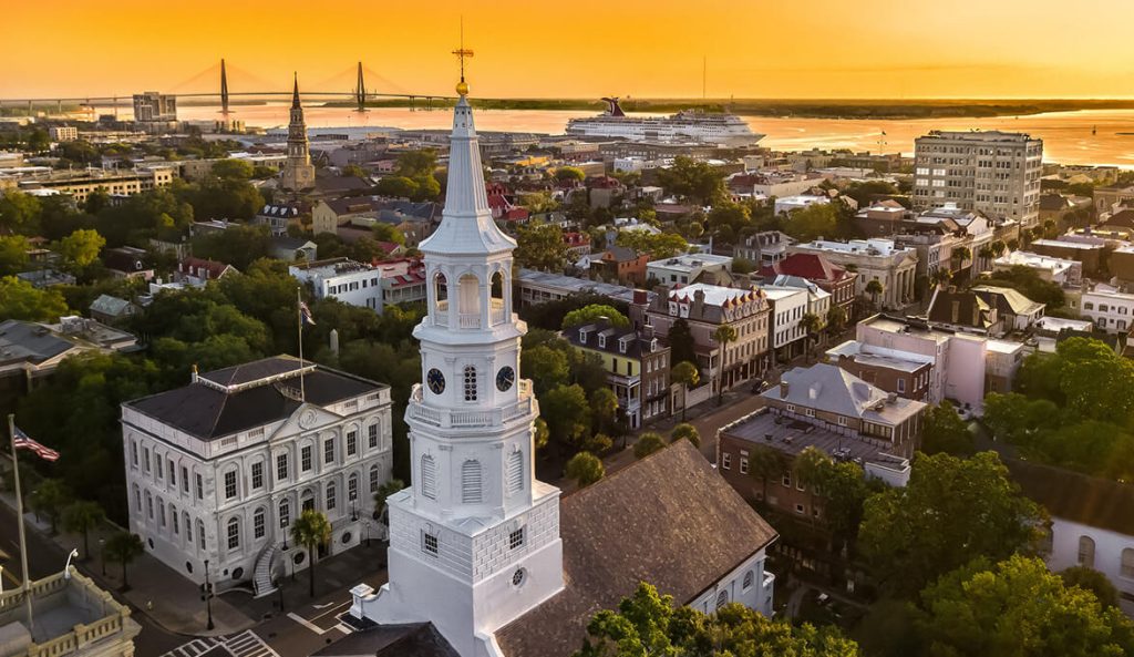 charleston, south carolina - honeymoon destination in the U.S.